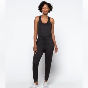 We Wander Black Racerback Jumpsuit Size Medium